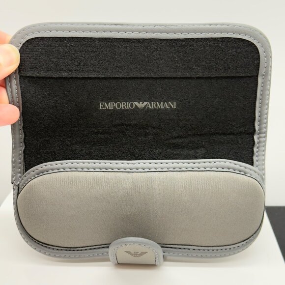 Georgio Armani AR6111 3003/87 Sunglasses Matte Gunmetal Grey Lenses Square